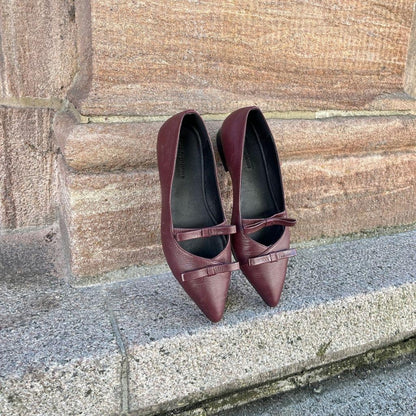 COPENHAGEN SHOES THE ONE - BORDEAUX Ballerina 2222 BORDEAUX