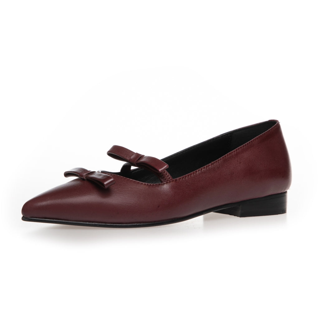 COPENHAGEN SHOES THE ONE - BORDEAUX Ballerina 2222 BORDEAUX