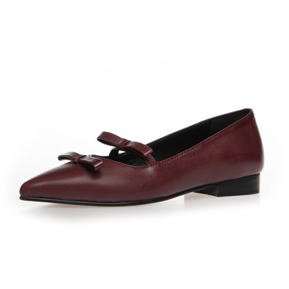 COPENHAGEN SHOES THE ONE - BORDEAUX Ballerina 2222 BORDEAUX