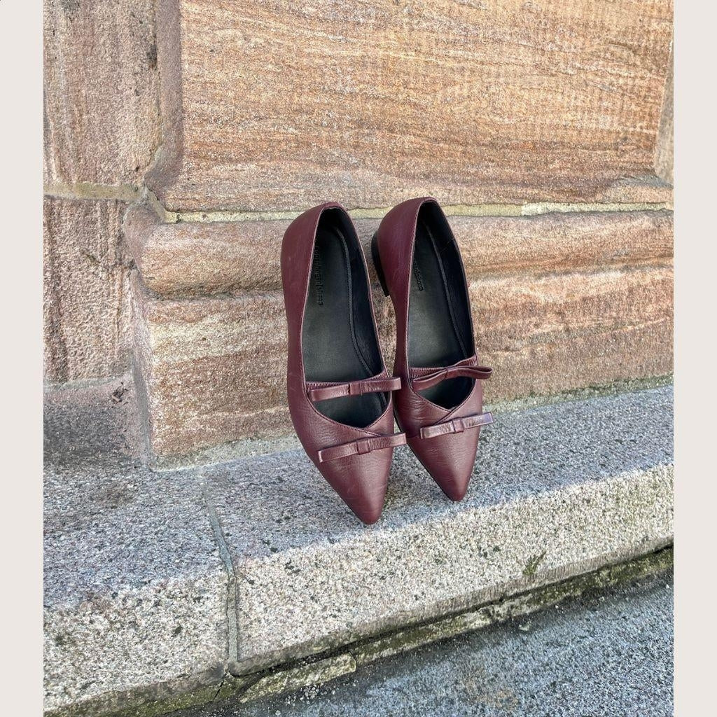COPENHAGEN SHOES THE ONE - BORDEAUX Ballerina 2222 BORDEAUX