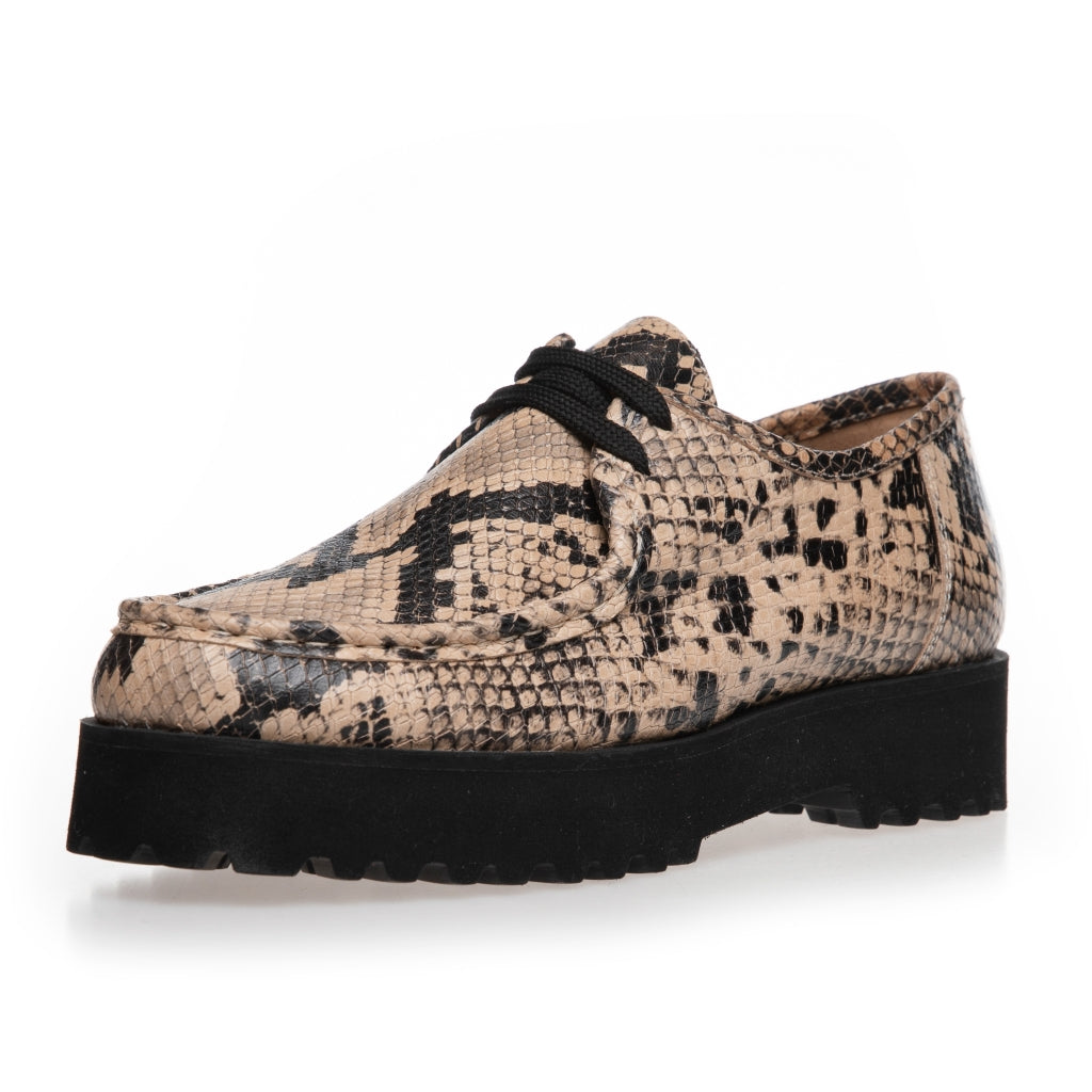 COPENHAGEN SHOES BE PREPARED Shoe 005 TAUPE-BLACK