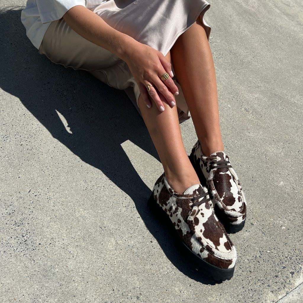 COPENHAGEN SHOES BE PREPARED Shoe 0109 WHITE/BROWN