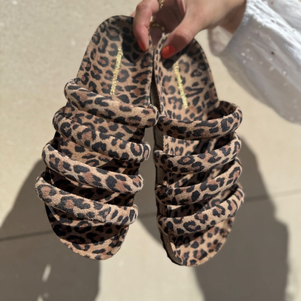 COPENHAGEN SHOES BLOOM BY CPH LEP. Slippers 219 Leopard