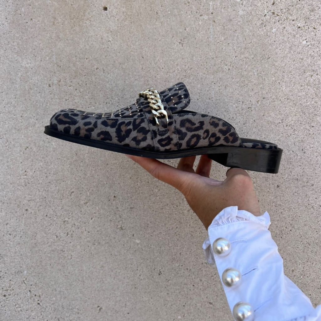 COPENHAGEN SHOES CANDY GIRL  103565 Slippers 2214 Grey Black Leo