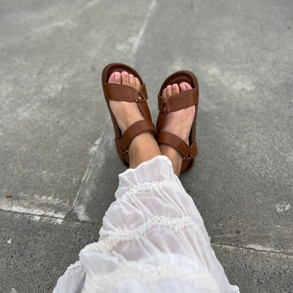 COPENHAGEN SHOES CARRIE L. Sandaler 0241 COGNAC