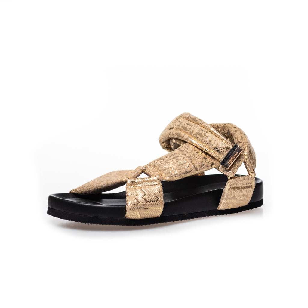 COPENHAGEN SHOES CARRIE MOON Sandaler 011 Gold Snake