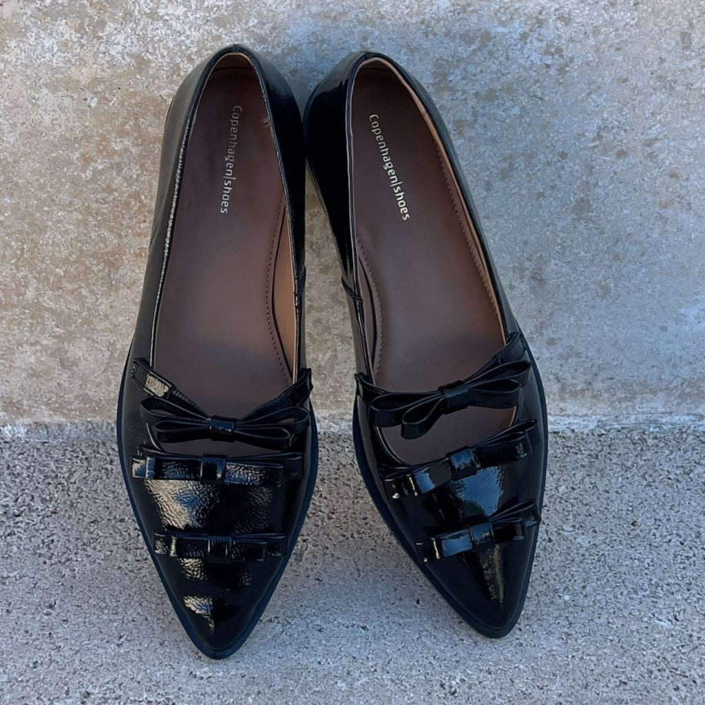 COPENHAGEN SHOES CARRING Ballerina 0011 BLACK PATENT