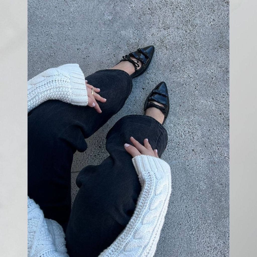 COPENHAGEN SHOES CARRING Ballerina 0011 BLACK PATENT