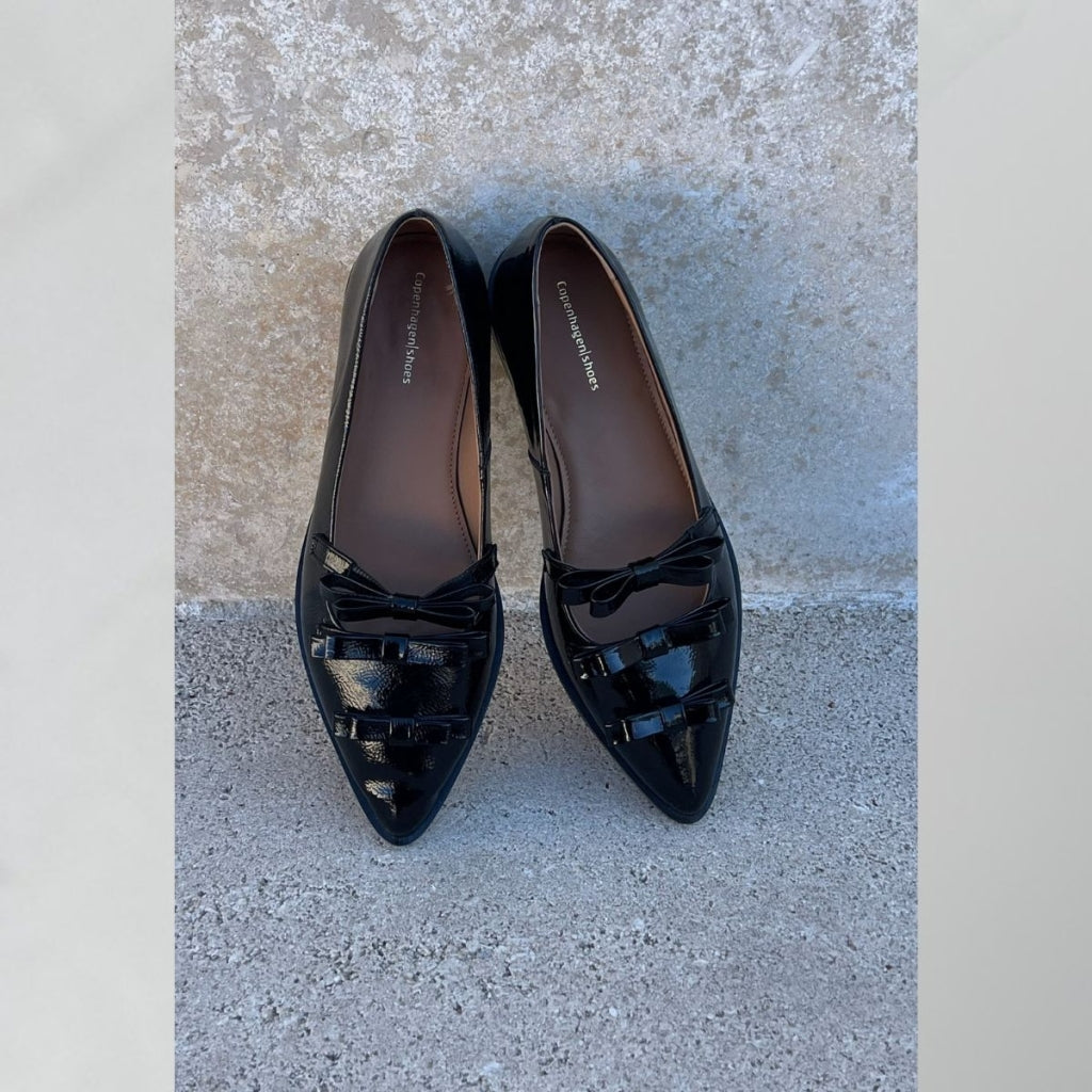 COPENHAGEN SHOES CARRING Ballerina 0011 BLACK PATENT
