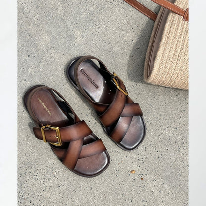 COPENHAGEN SHOES CECILE Sandaler 847 Dark Brown