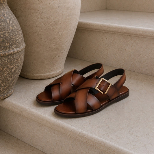 COPENHAGEN SHOES CECILE Sandaler 847 Dark Brown