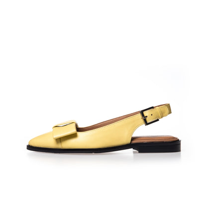 COPENHAGEN SHOES CITY WALK Ballerina 0876 LIGHT YELLOW