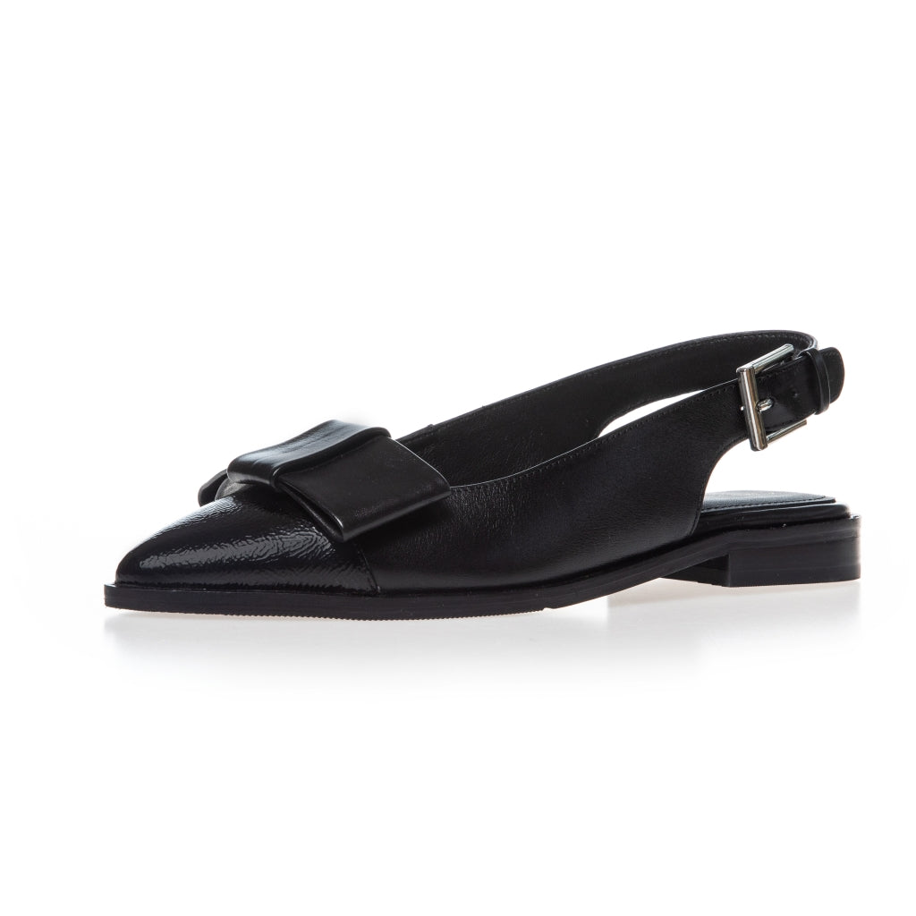 COPENHAGEN SHOES CITY WALK - BLACK Ballerina 0001 BLACK