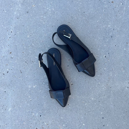 COPENHAGEN SHOES CITY WALK - BLACK Ballerina 0001 BLACK