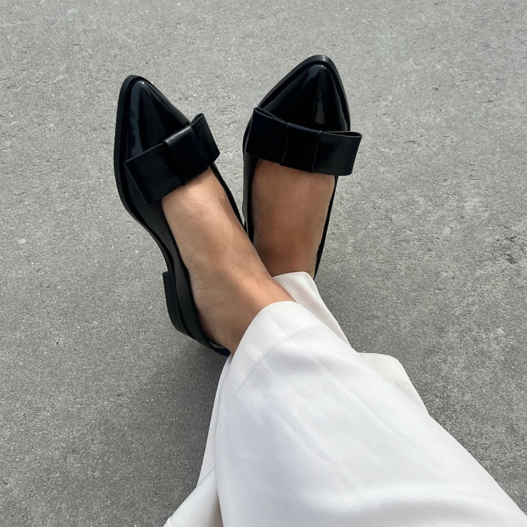 COPENHAGEN SHOES CITY WALK - BLACK Ballerina 0001 BLACK
