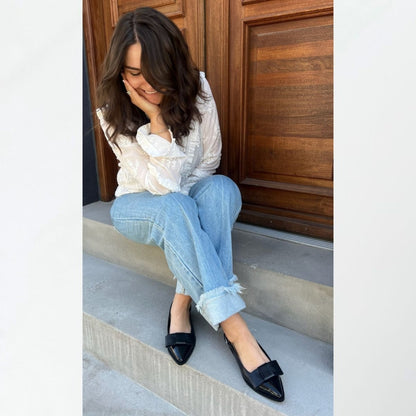 COPENHAGEN SHOES CITY WALK - BLACK Ballerina 0001 BLACK