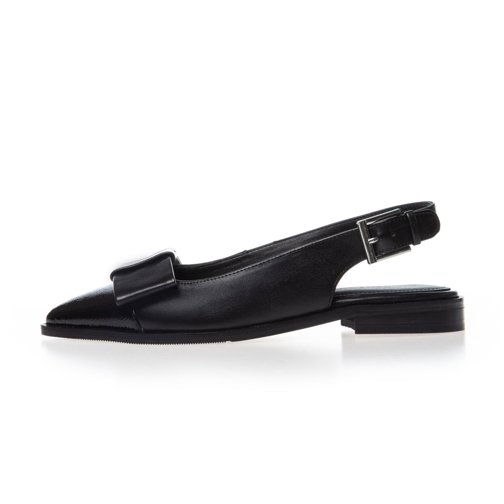 COPENHAGEN SHOES CITY WALK - BLACK Ballerina 0001 BLACK