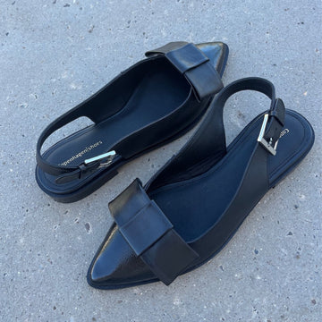 COPENHAGEN SHOES CITY WALK - BLACK Ballerina 0001 BLACK