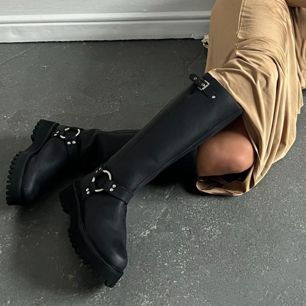 COPENHAGEN SHOES COME ROCK ME Long boot 0001 BLACK