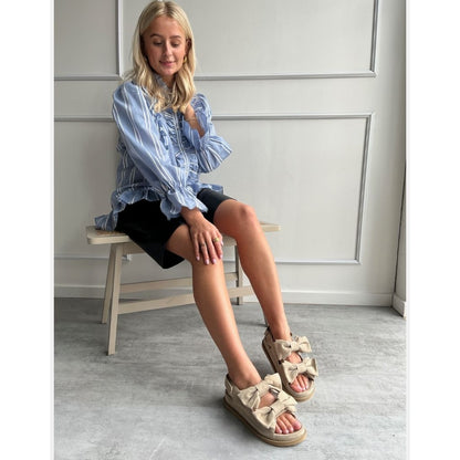 COPENHAGEN SHOES COME TO ME SUEDE Sandaler 0301 BISCUIT