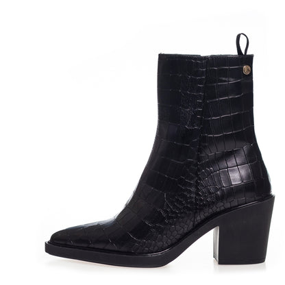 COPENHAGEN SHOES CPH ORIGINAL BLACK Støvler 2240 BLACK CROCO