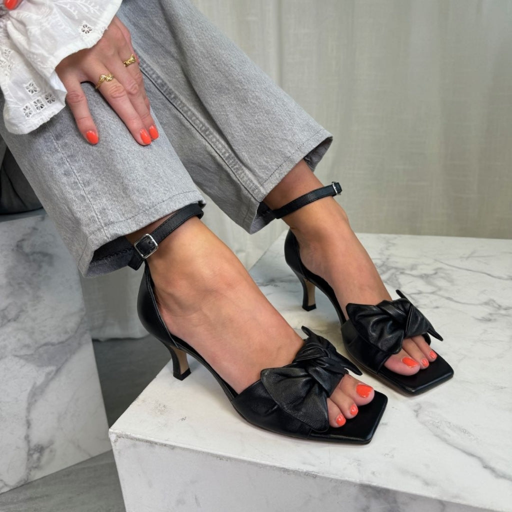 COPENHAGEN SHOES DANCING 23 LEATHER Stiletter 132 Black leather