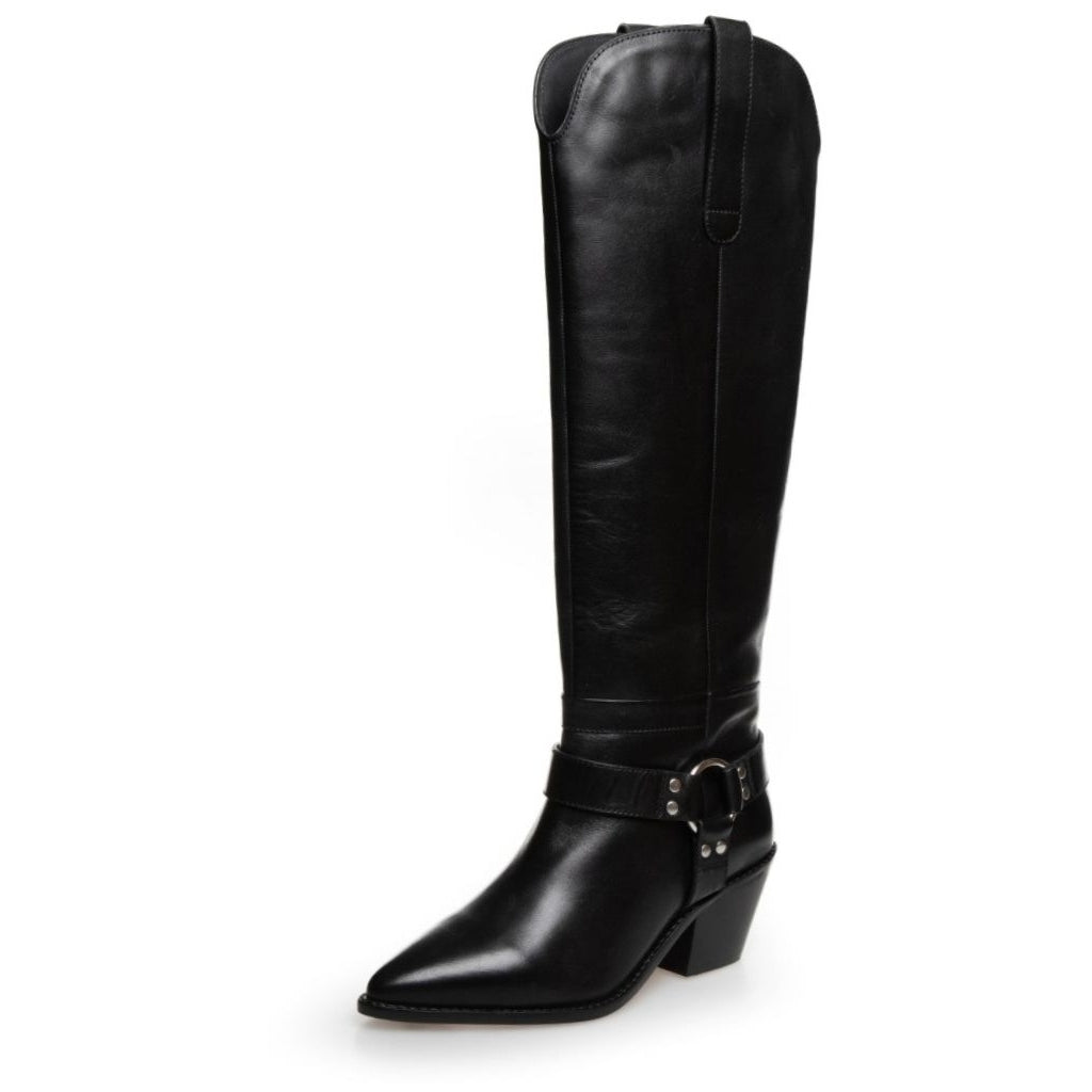 COPENHAGEN SHOES DIVIDED VIBES Long boot 0001 BLACK