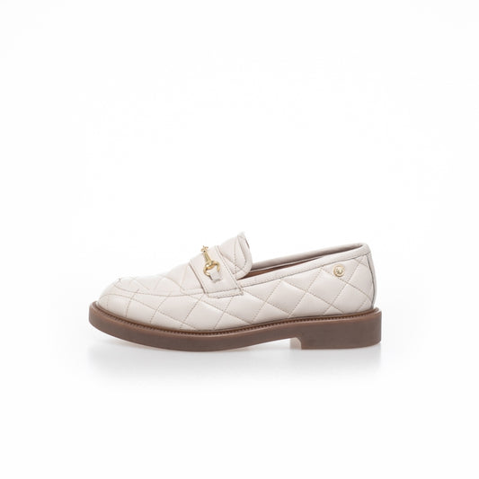 COPENHAGEN SHOES EMBRACE QUILTED Loafers 002 Beige