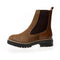 COPENHAGEN SHOES FALL 21 Suede Copenhagenshoes by Josefine Valentin Støvler 112 Cognac