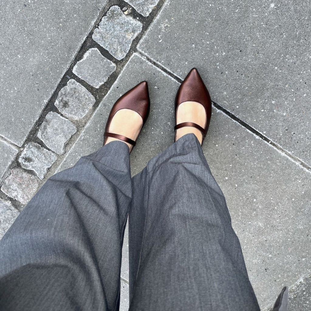 COPENHAGEN SHOES FEEL FREE BRONZE Ballerina 0052 BRONZE