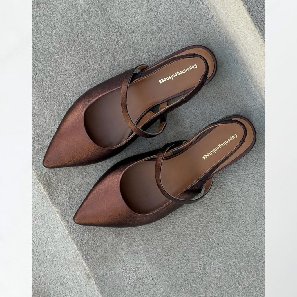 COPENHAGEN SHOES FEEL FREE BRONZE Ballerina 0052 BRONZE