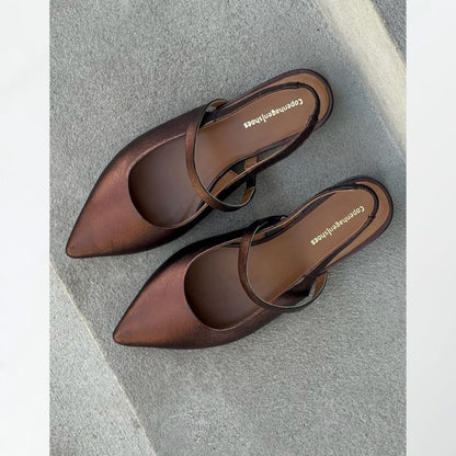 COPENHAGEN SHOES FEEL FREE BRONZE Ballerina 0052 BRONZE