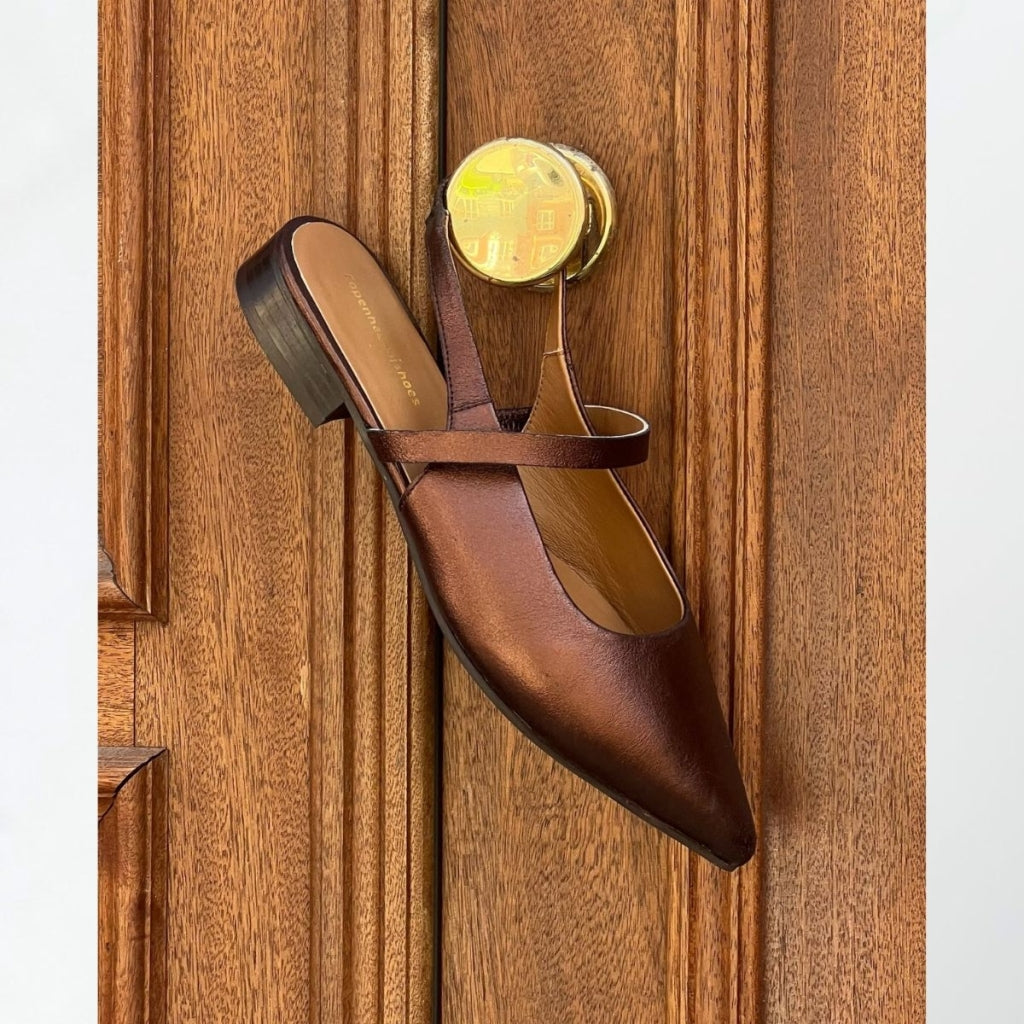 COPENHAGEN SHOES FEEL FREE BRONZE Ballerina 0052 BRONZE