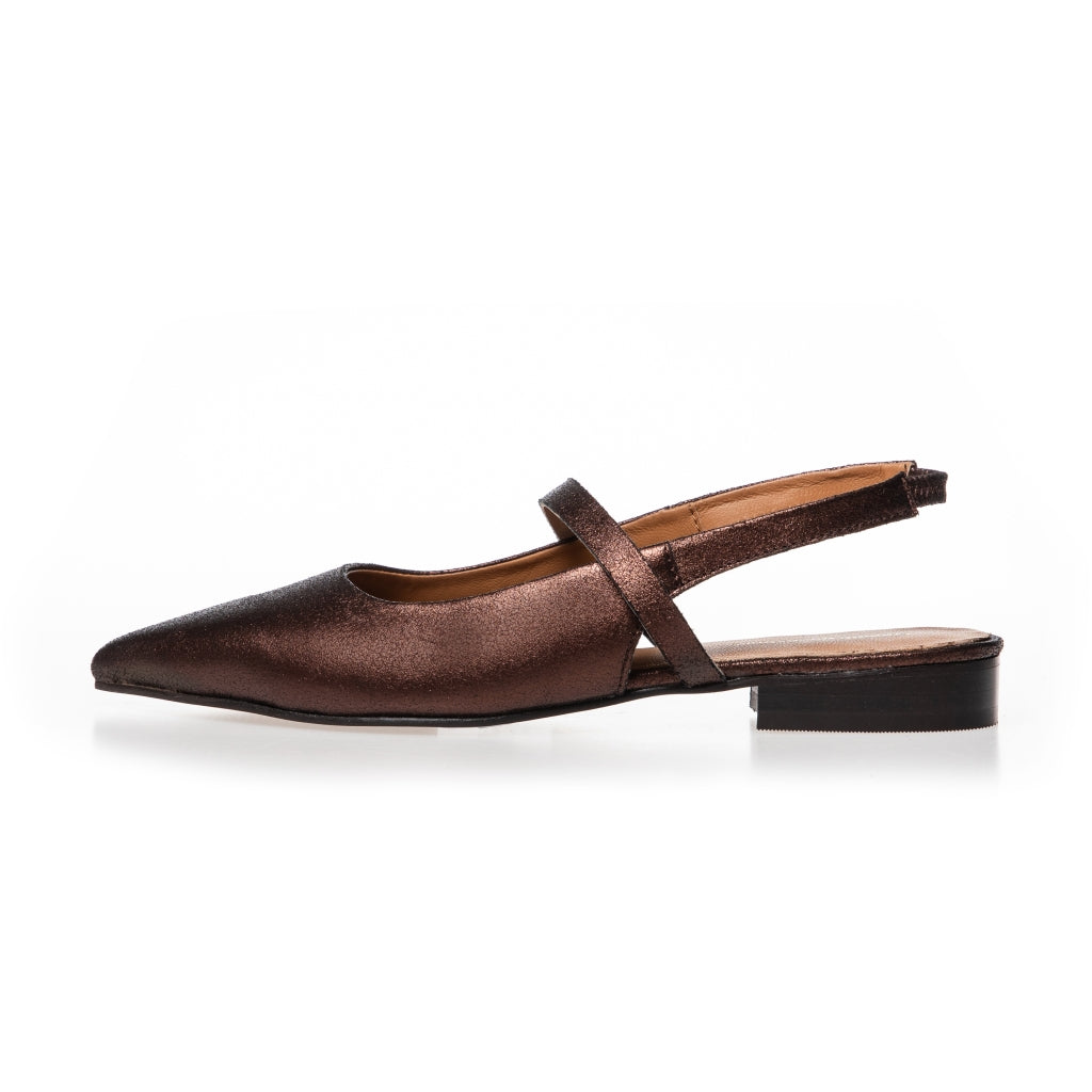 COPENHAGEN SHOES FEEL FREE BRONZE Ballerina 0052 BRONZE