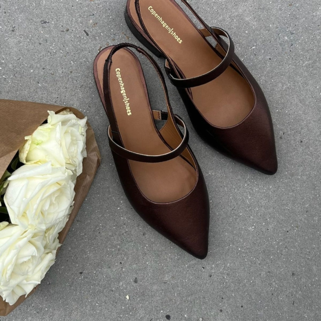 COPENHAGEN SHOES FEEL FREE BRONZE Ballerina 0052 BRONZE