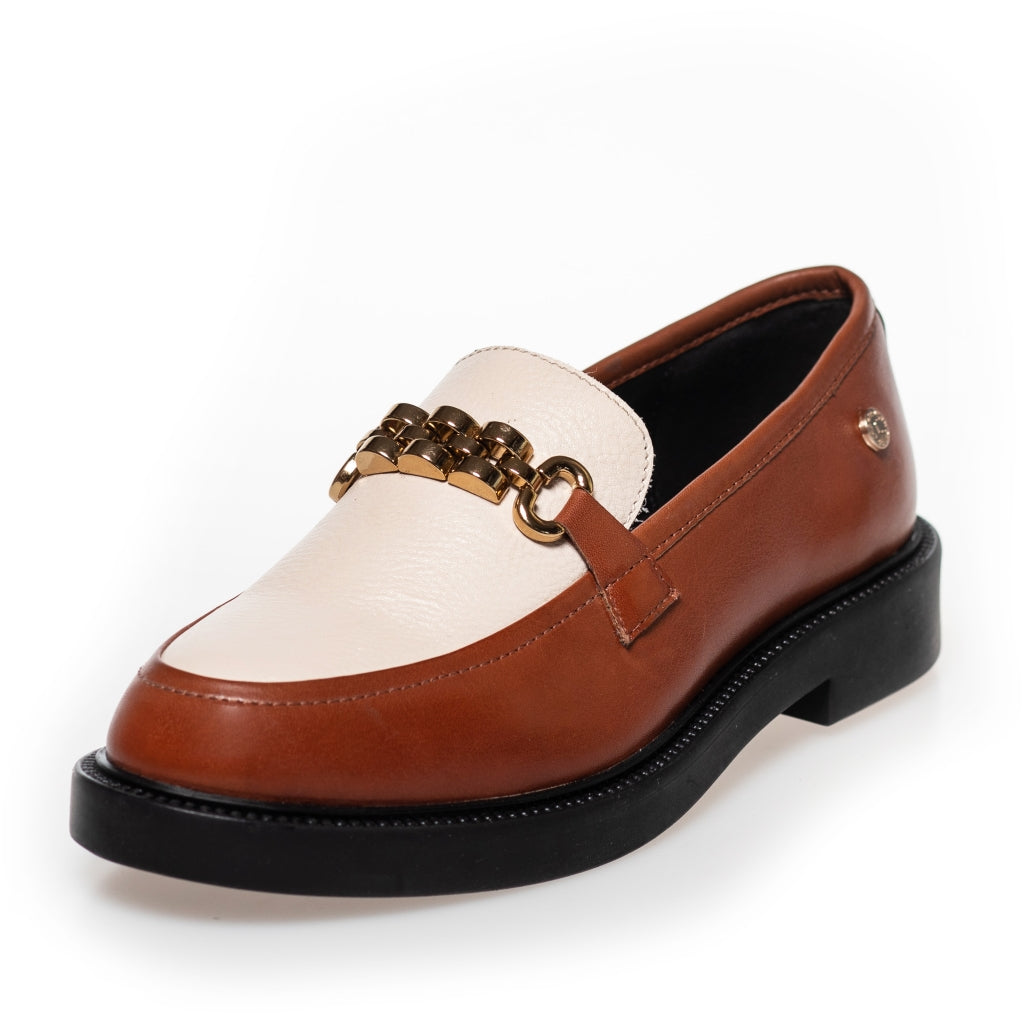 COPENHAGEN SHOES FEEL SPRING Loafers 214 COGNAC / NUDE