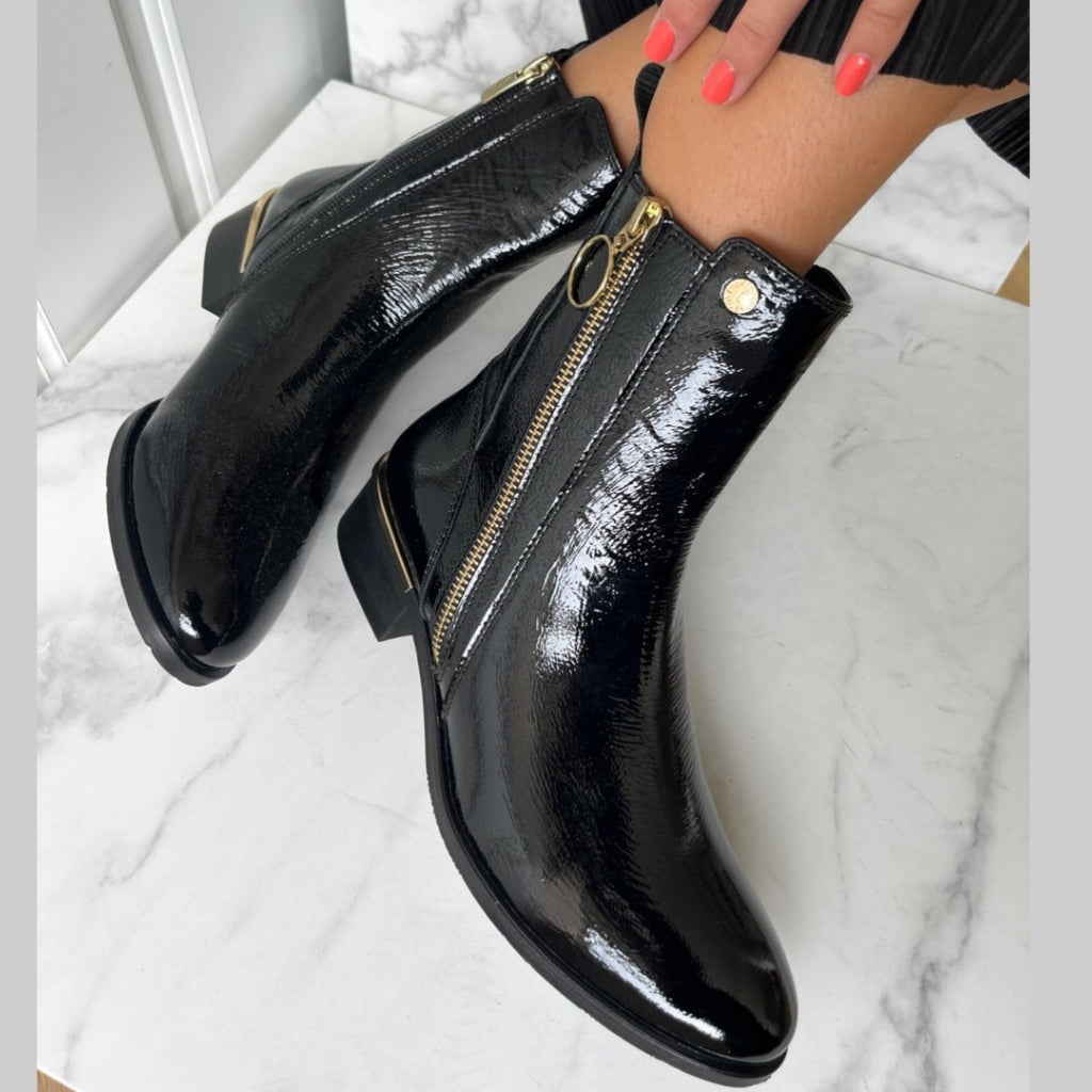 COPENHAGEN SHOES FEVER 22 PATENT Støvler 038 Black patent