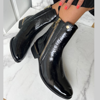 COPENHAGEN SHOES FEVER 22 PATENT Støvler 038 Black patent
