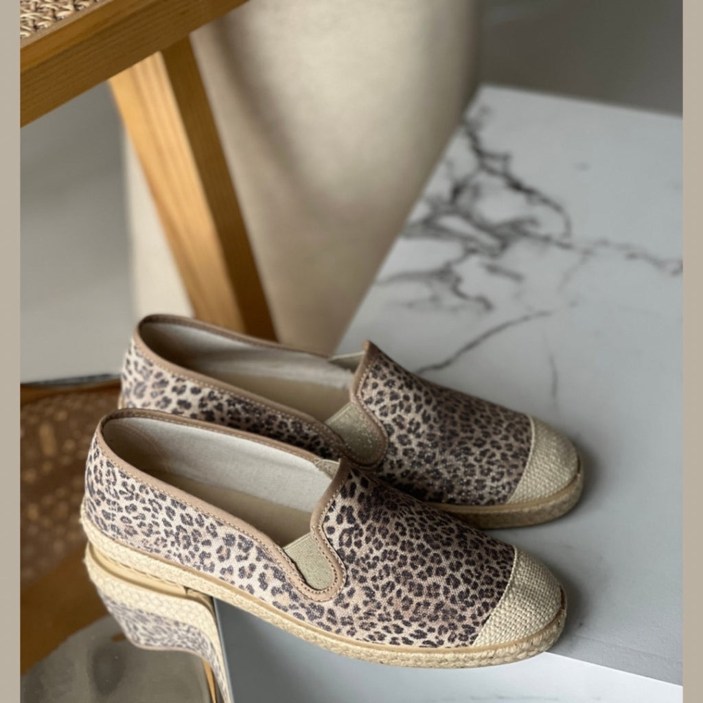 COPENHAGEN SHOES FLORENCE 20 lepard Espadrillos 048 Brown leopard
