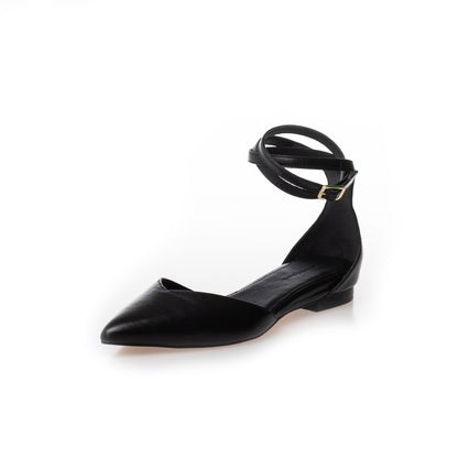 COPENHAGEN SHOES FLOWER CHILD Ballerina 0001 BLACK
