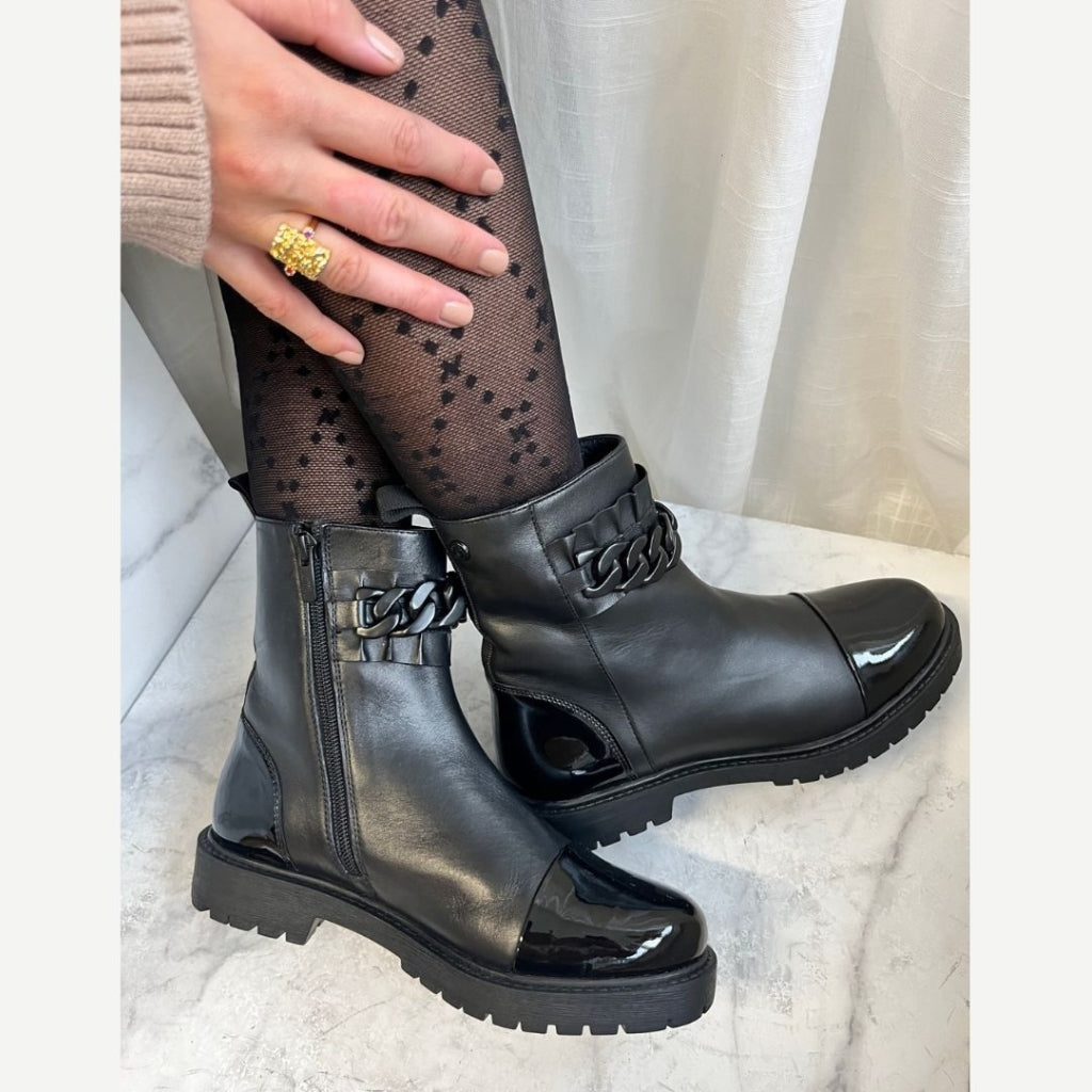 COPENHAGEN SHOES FLOWER CHILD Støvler 0001 BLACK