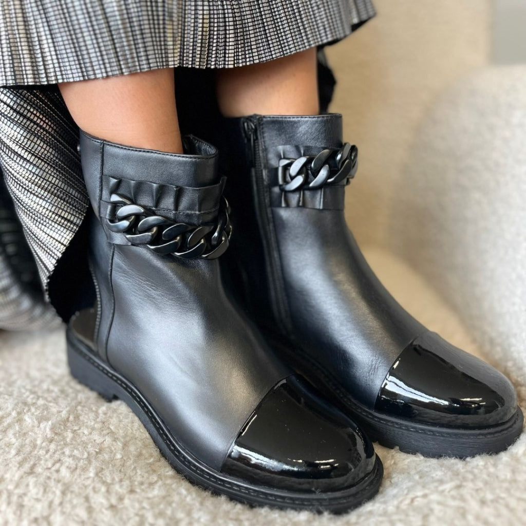 COPENHAGEN SHOES FLOWER CHILD Støvler 0001 BLACK