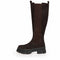 COPENHAGEN SHOES FOLLOW ME AND MORE S. Long boot 004 Dark brown