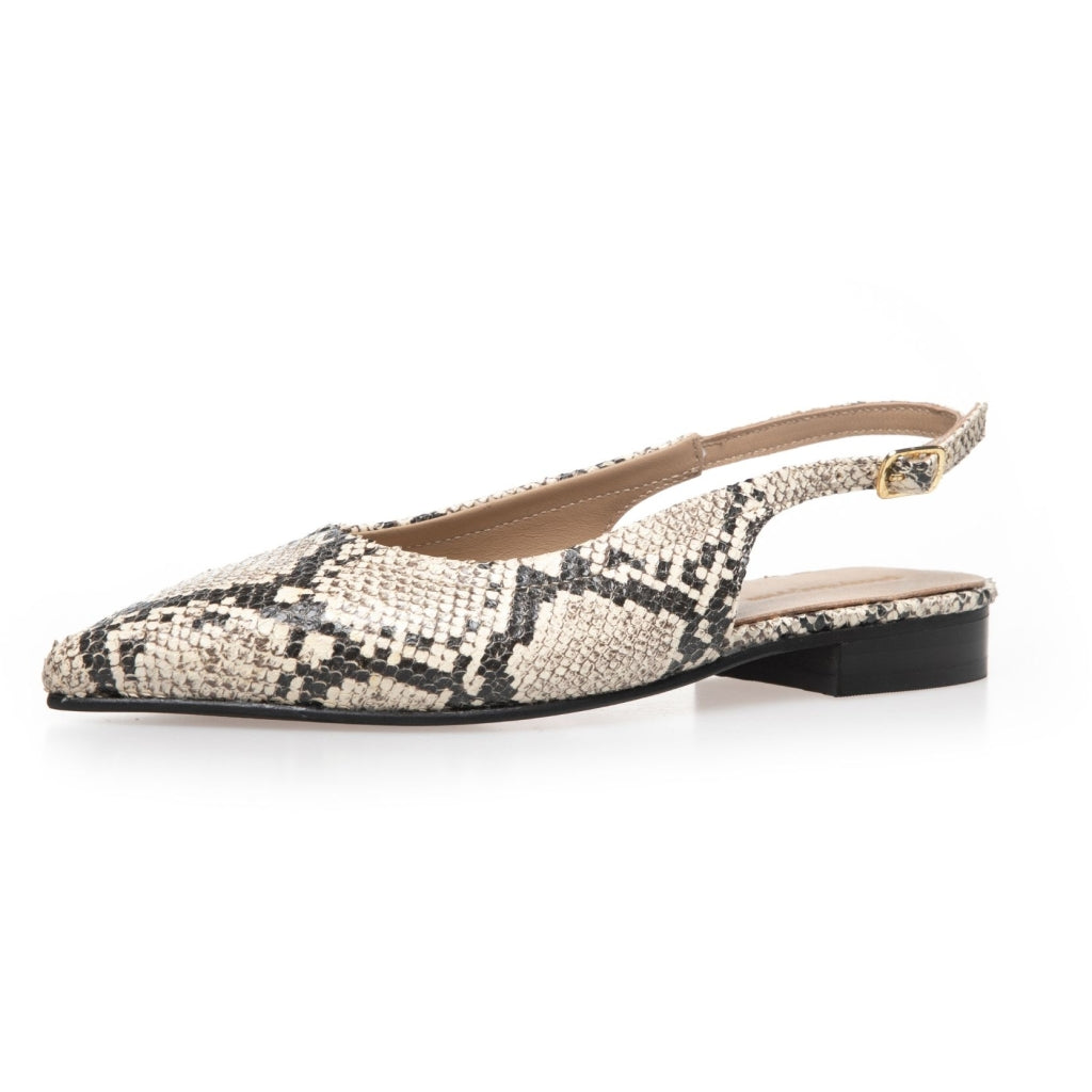 COPENHAGEN SHOES FOREVER AND EVER Ballerina 500 BLACK/CREAM