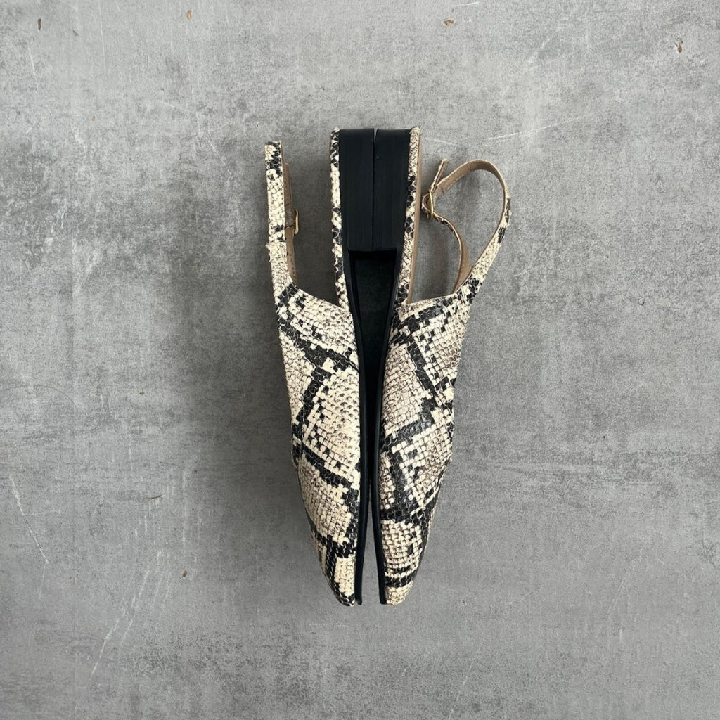 COPENHAGEN SHOES FOREVER AND EVER Ballerina 500 BLACK/CREAM