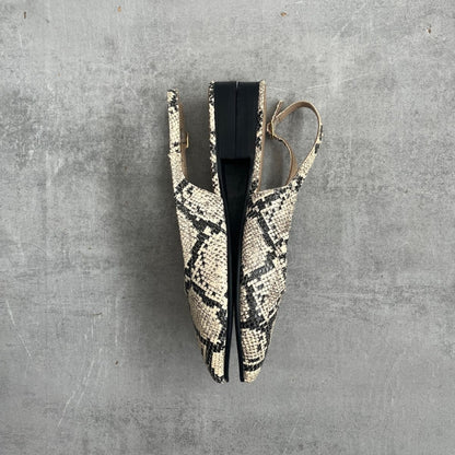 COPENHAGEN SHOES FOREVER AND EVER Ballerina 500 BLACK/CREAM