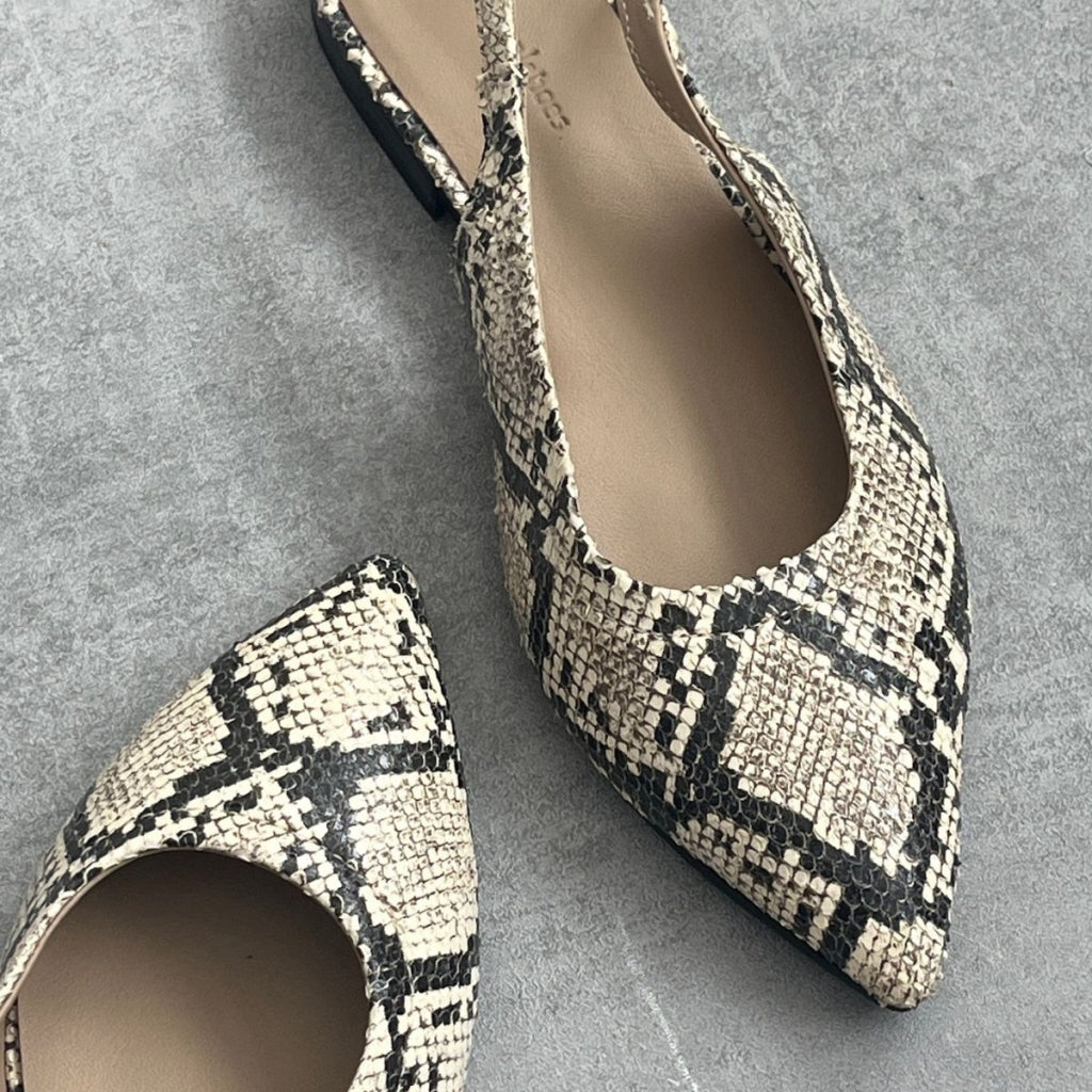 COPENHAGEN SHOES FOREVER AND EVER Ballerina 500 BLACK/CREAM