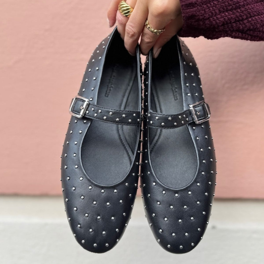 COPENHAGEN SHOES FOREVER LOVE Ballerina 0001 BLACK