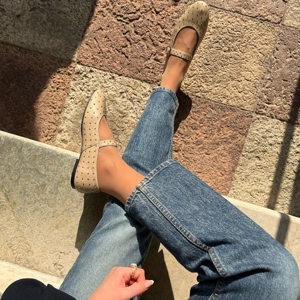 COPENHAGEN SHOES FOREVER LOVE Ballerina 0002 BEIGE