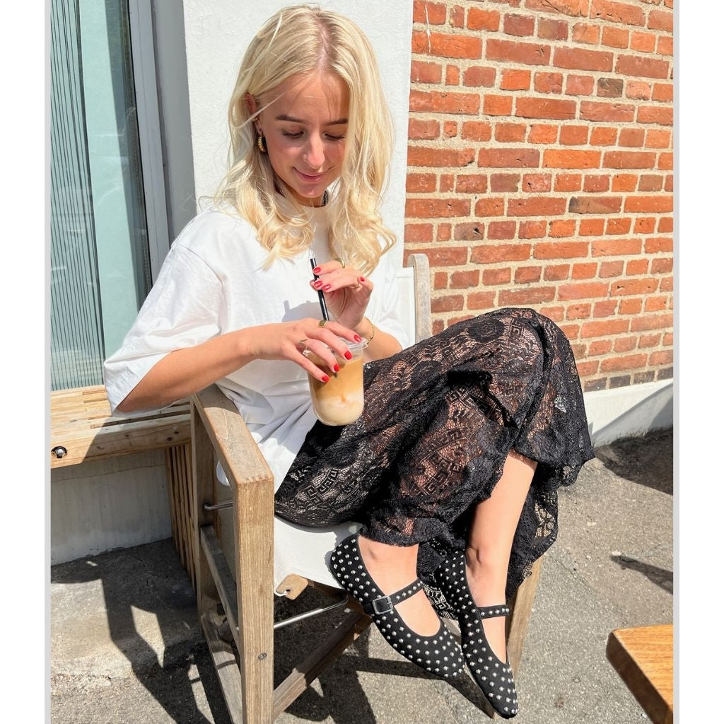 COPENHAGEN SHOES FOR A WHILE Ballerina 0001 BLACK